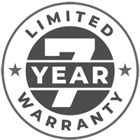 limited 7 year warranty